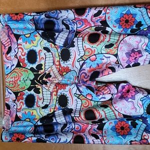 Day of the Dead Leggings - Dia De los Muertos Size L - XL